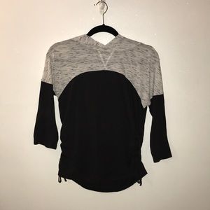 Black and White Hoodie/Long Sleeve Shirt